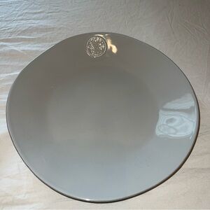 Casafina Cafe Capri Casa Stone grey Stoneware Dinner Plate 10 1/2"